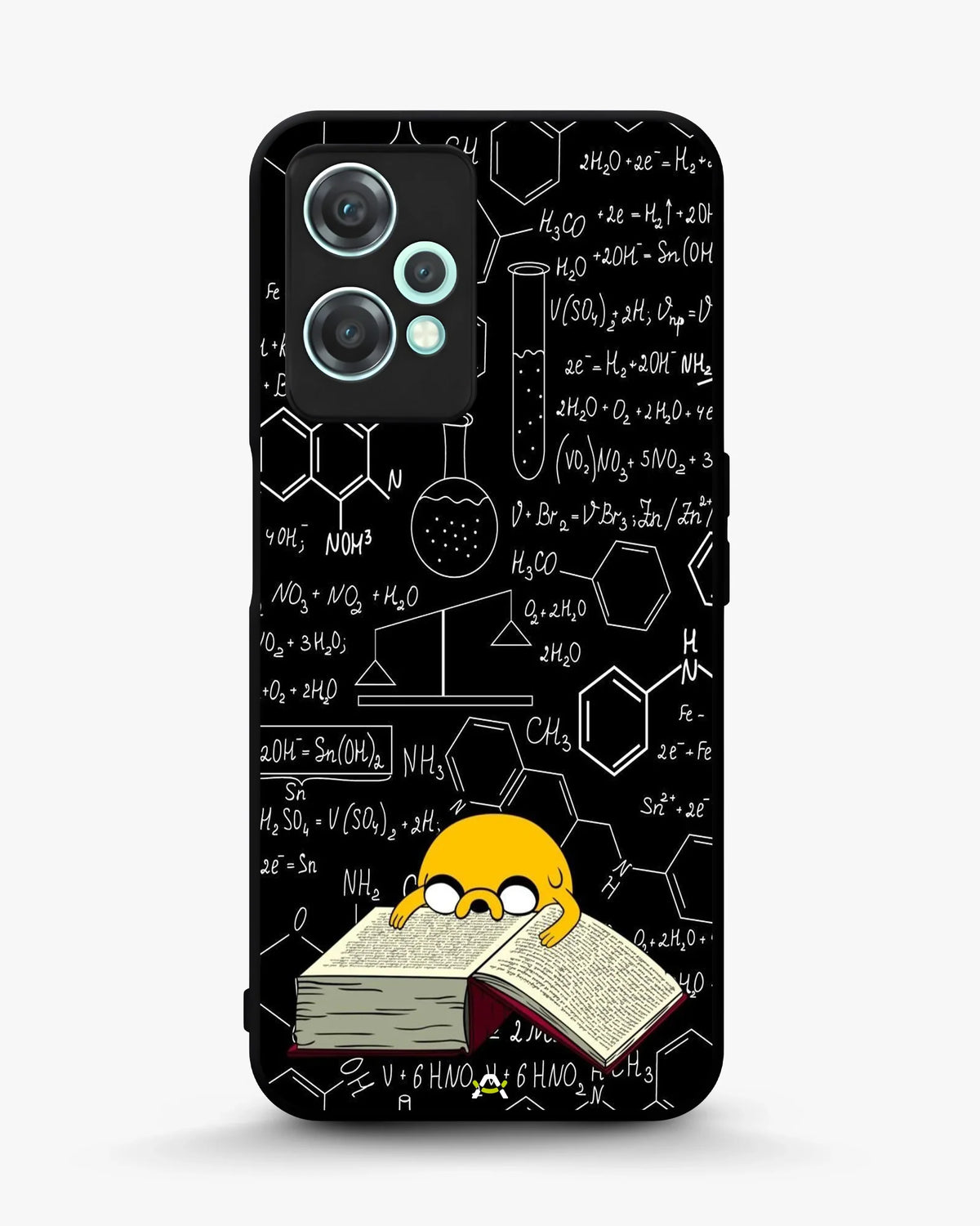 Yellow Cartoon Dog Phone Case - Quirky Black & Yellow Print for iPhone, Samsung, Pixel, OnePlus & Vivo