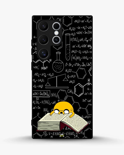 Yellow Cartoon Dog Phone Case - Quirky Black & Yellow Print for iPhone, Samsung, Pixel, OnePlus & Vivo