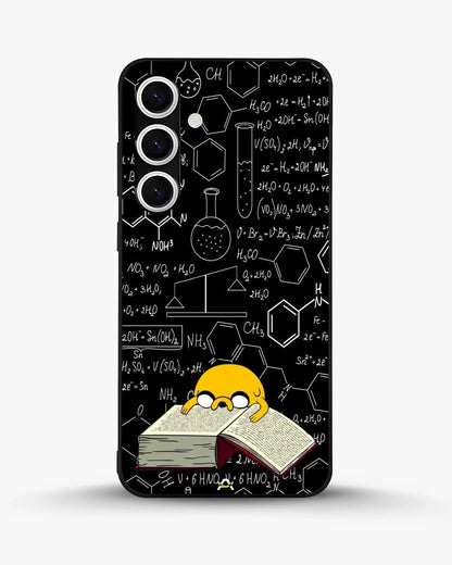 Yellow Cartoon Dog Phone Case - Quirky Black & Yellow Print for iPhone, Samsung, Pixel, OnePlus & Vivo