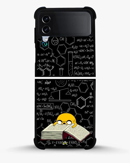 Yellow Cartoon Dog Phone Case - Quirky Black & Yellow Print for iPhone, Samsung, Pixel, OnePlus & Vivo