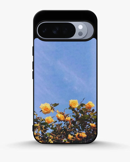 Yellow Roses Sky Phone Case - Cheerful Yellow & Blue Print for iPhone, Samsung, Pixel, OnePlus & Vivo