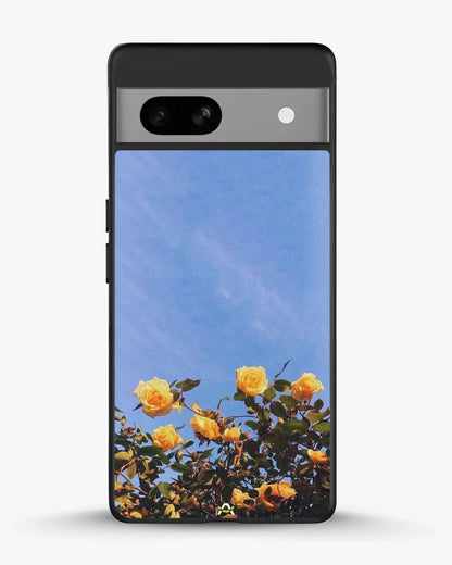 Yellow Roses Sky Phone Case - Cheerful Yellow & Blue Print for iPhone, Samsung, Pixel, OnePlus & Vivo