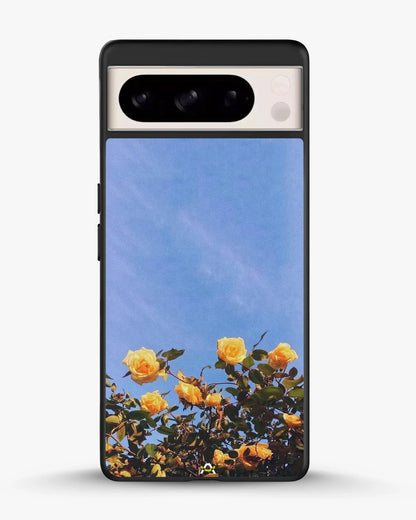 Yellow Roses Sky Phone Case - Cheerful Yellow & Blue Print for iPhone, Samsung, Pixel, OnePlus & Vivo