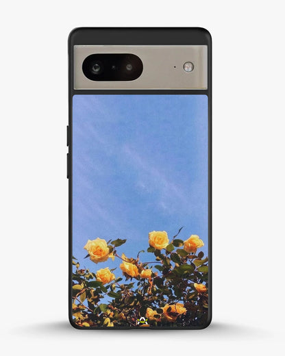 Yellow Roses Sky Phone Case - Cheerful Yellow & Blue Print for iPhone, Samsung, Pixel, OnePlus & Vivo
