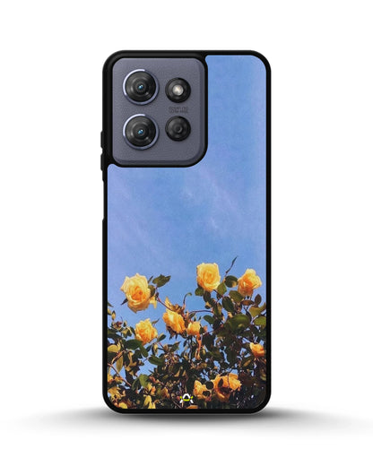 Yellow Roses Sky Phone Case - Cheerful Yellow & Blue Print for iPhone, Samsung, Pixel, OnePlus & Vivo