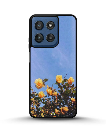 Yellow Roses Sky Phone Case - Cheerful Yellow & Blue Print for iPhone, Samsung, Pixel, OnePlus & Vivo