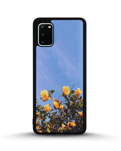 Yellow Roses Sky Phone Case - Cheerful Yellow & Blue Print for iPhone, Samsung, Pixel, OnePlus & Vivo