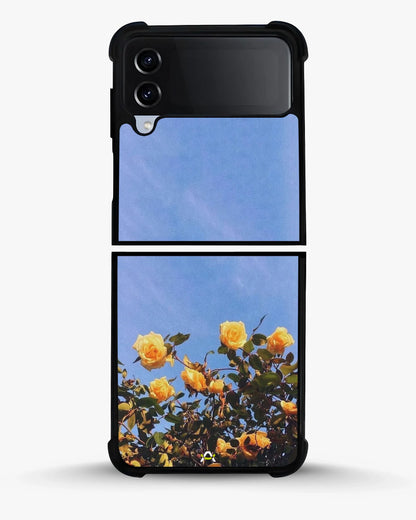 Yellow Roses Sky Phone Case - Cheerful Yellow & Blue Print for iPhone, Samsung, Pixel, OnePlus & Vivo